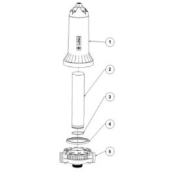 FILTRO MANUAL SENIOR DE 3 DE MALLAS ROSCA VIC