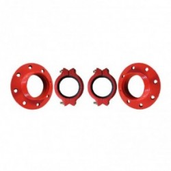 CONJUNTO DE CONEXION DE BRIDAS 4 PARA  LA VALVULA GLOBO
