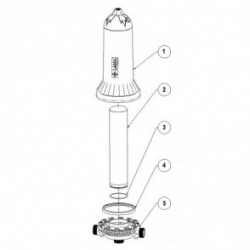 FILTRO MANUAL SENIOR 2 XL DE MALLAS ROSCA BSP