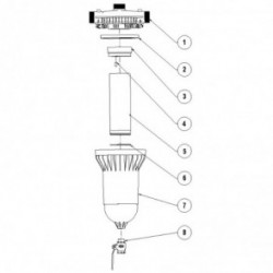 FILTRO CENTRIFUGADOR SENIOR PLASTICO MALLAS 2 ROSCA BSP