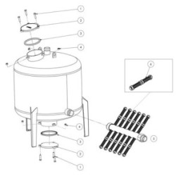 FILTRO DE ARENA DE 2 Y 700 MM DIAMETRO