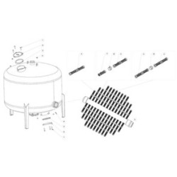 FILTRO DE ARENA DE 3 A LA ENTRADA Y 4 A LA SALIDA 1200 DIAMETRO