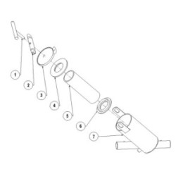 FILTRO MANUAL DE MALLA INCLINADO DE 2