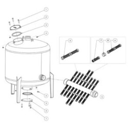 FILTRO DE ARENA DE 3 800 MM DIAMETRO