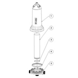 FILTRO MANUAL SENIOR 2 XL DE MALLAS ROSCA BSP