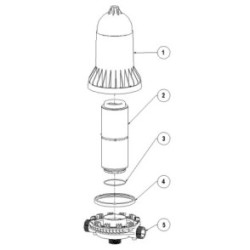 FILTRO MANUAL SENIOR DE 2 DE ANILLAS ROSCA BSP