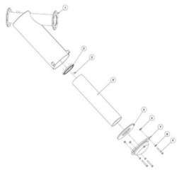 FILTRO CENTRIFUGADOR METÁLICO DE MALLA DE 6