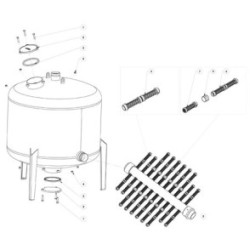 FILTRO DE ARENA DE 3 950 MM DIAMETRO