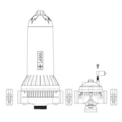 AUTOSENIOR DE 3 FILTRO AUTOMATICO DE ANILLAS CON VALVULA Y ACOPLAMIENTOS