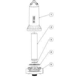 FILTRO MANUAL SENIOR DE 3 DE MALLAS ROSCA BSP