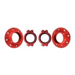 CONJUNTO DE CONEXION DE BRIDAS 4 PARA  LA VALVULA GLOBO