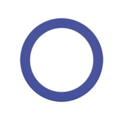 ANILLA PARALELA AZUL 50 MICRAS