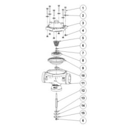 VALVULA GLOBO PLASTIC HIDRAULICA 3X2X3 SIN EQUIPAR
