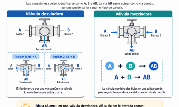 ¿Qué es una válvula de tres vías y cómo funciona?